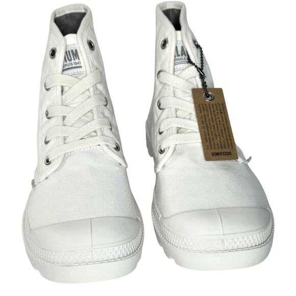 Palladium Women's Pampa Hi Boots Size 8 NIB Star White - Picture 4 of 6